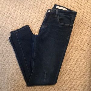 Pilcro dark wash skinny jeans